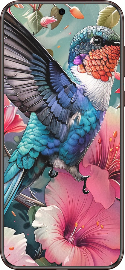 Силіконовий чехол Казкова колібрі для Huawei Pura 70 Ultra - 6051u-3704 изображение 