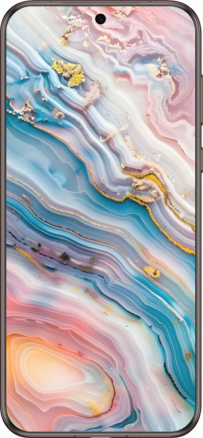 Силиконовый чехол Мрамор красивый для Huawei Pura 70 Ultra - 6376u-3704 изображение 