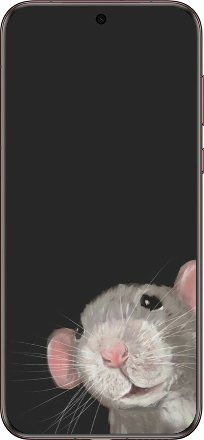 Силіконовий чехол The Peeking Rat для Huawei Pura 70 Ultra - 6442u-3704 изображение 
