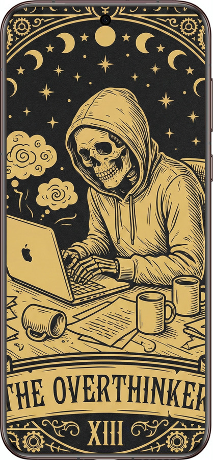 Силиконовый чехол The Overthinker для Huawei Pura 70 Ultra - 6774u-3704 изображение 