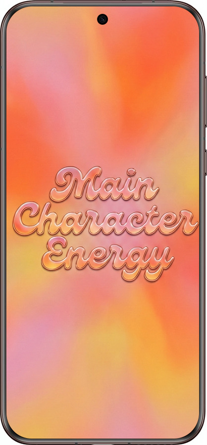 Силиконовый чехол Aura Gradient Main Character Energy Aesthetic Y2K для Huawei Pura 70 Ultra - 6783u-3704 изображение 