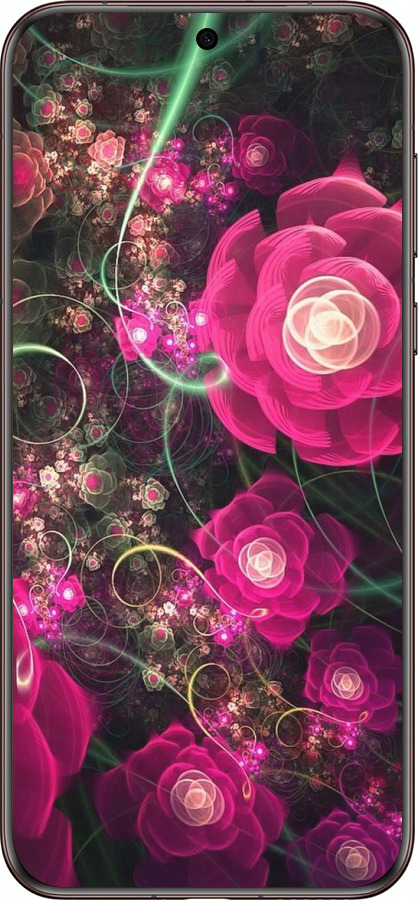 Силиконовый чехол Абстрактные цветы 3 для Huawei Pura 70 Ultra - 850u-3704 изображение 
