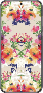 Силиконовый чехол Цветочный узор для Huawei Pura 70 - 1083u-3703 изображение 