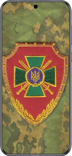 Силиконовый чехол Пограничная служба Украины для Huawei Pura 70 - 1091u-3703 изображение 