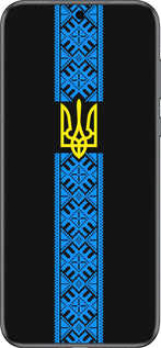 Силиконовый чехол Тризуб в вышиванке для Huawei Pura 70 - 1158u-3703 изображение 
