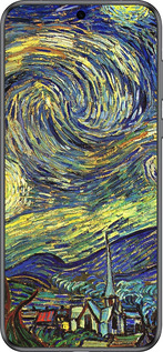 Силиконовый чехол Винсент Ван Гог. Звёздная ночь для Huawei Pura 70 - 163u-3703 изображение 