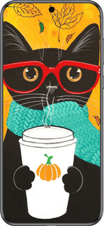 Силиконовый чехол Осенний кот для Huawei Pura 70 - 4026u-3703 изображение 