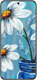 Силиконовый чехол Красивые арт-ромашки для Huawei Pura 70 - 4031u-3703 изображение 