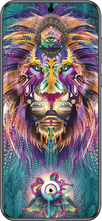 Силиконовый чехол Люминесцентный лев для Huawei Pura 70 - 4037u-3703 изображение 