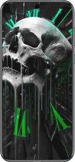 Силиконовый чехол Череп-часы для Huawei Pura 70 - 4100u-3703 изображение 