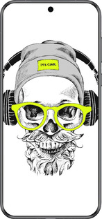 Силиконовый чехол Череп в очках и наушниках для Huawei Pura 70 - 4144u-3703 изображение 
