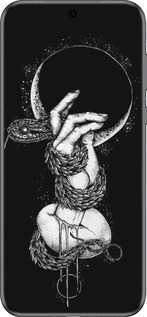 Силиконовый чехол Змея в руке для Huawei Pura 70 - 4149u-3703 изображение 