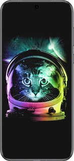 Силиконовый чехол Кот-астронавт для Huawei Pura 70 - 4154u-3703 изображение 