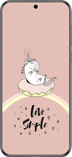 Силиконовый чехол Единорожка в пончике для Huawei Pura 70 - 4282u-3703 изображение 