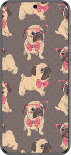 Силиконовый чехол мопсики 2 для Huawei Pura 70 - 4362u-3703 изображение 