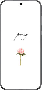 Силиконовый чехол Пион для Huawei Pura 70 - 4366u-3703 изображение 