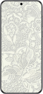 Силиконовый чехол Белое кружево для Huawei Pura 70 - 4383u-3703 изображение 