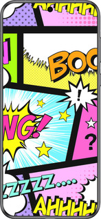 Силиконовый чехол Комикс 1 для Huawei Pura 70 - 4407u-3703 изображение 