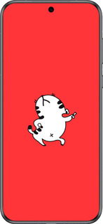 Силиконовый чехол Котик для Huawei Pura 70 - 4577u-3703 изображение 