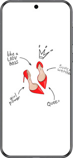 Силиконовый чехол Женщина для Huawei Pura 70 - 4599u-3703 изображение 