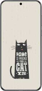 Силиконовый чехол Кот для Huawei Pura 70 - 4671u-3703 изображение 