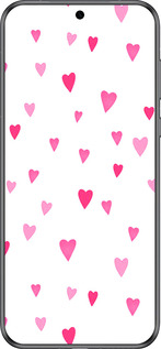 Силиконовый чехол Сердечки 2 для Huawei Pura 70 - 4763u-3703 изображение 