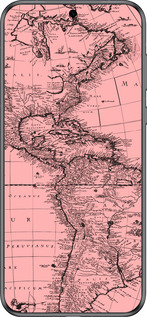 Силиконовый чехол Карта для Huawei Pura 70 - 4794u-3703 изображение 