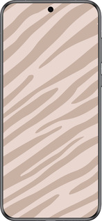 Силиконовый чехол Зебра беж для Huawei Pura 70 - 4875u-3703 изображение 
