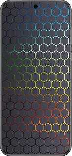 Силиконовый чехол Переливающиеся соты для Huawei Pura 70 - 498u-3703 изображение 