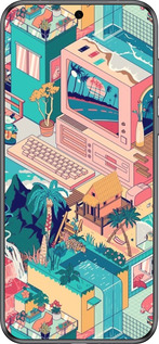 Силиконовый чехол № 5393 для Huawei Pura 70 - 5393u-3703 изображение 