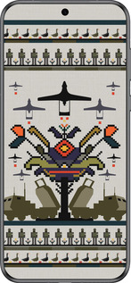 Силиконовый чехол Вышиванка UA для Huawei Pura 70 - 5446u-3703 изображение 