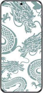 Силиконовый чехол Дракон для Huawei Pura 70 - 5476u-3703 изображение 