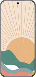 Силиконовый чехол Горы и солнце v2 для Huawei Pura 70 - 5488u-3703 изображение 
