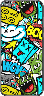 Силиконовый чехол Стикеры v4 для Huawei Pura 70 - 5508u-3703 изображение 