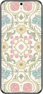 Силиконовый чехол Цветочный орнамент v2 для Huawei Pura 70 - 5513u-3703 изображение 