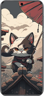 Силиконовый чехол Япония - кот на крыше для Huawei Pura 70 - 5582u-3703 изображение 