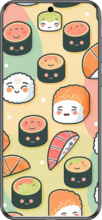 Силиконовый чехол Суши паттерн для Huawei Pura 70 - 5583u-3703 изображение 