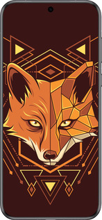 Силиконовый чехол Лиса геометрия для Huawei Pura 70 - 5607u-3703 изображение 