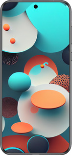 Силиконовый чехол Горошек абстракция для Huawei Pura 70 - 5608u-3703 изображение 