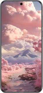 Силиконовый чехол Розовые облака для Huawei Pura 70 - 5660u-3703 изображение 