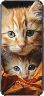 Силиконовый чехол Котики 2 для Huawei Pura 70 - 5664u-3703 изображение 