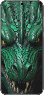 Силиконовый чехол Зелёный дракон v2 для Huawei Pura 70 - 5817u-3703 изображение 