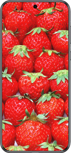 Силіконовий чехол Полуниця для Huawei Pura 70 - 6020u-3703 изображение 