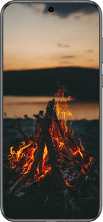 Силиконовый чехол Огонь для Huawei Pura 70 - 6021u-3703 изображение 