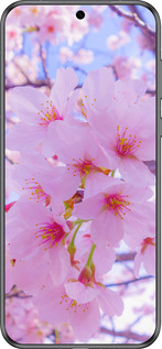 Силиконовый чехол Сакура для Huawei Pura 70 - 6029u-3703 изображение 