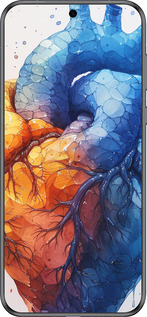 Силиконовый чехол Арт-сердце для Huawei Pura 70 - 6034u-3703 изображение 