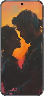 Силиконовый чехол Любовь на полотне для Huawei Pura 70 - 6067u-3703 изображение 