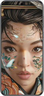 Силиконовый чехол Взгляд души самурая для Huawei Pura 70 - 6076u-3703 изображение 