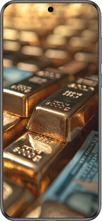 Силіконовий чехол Сяйво золота для Huawei Pura 70 - 6104u-3703 изображение 