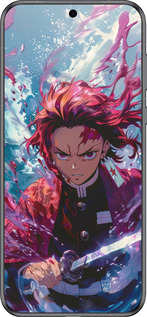 Силиконовый чехол Танджиро Камадо: Клинок рассекающий демонов для Huawei Pura 70 - 6111u-3703 изображение 